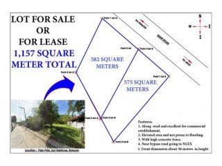 Lot for Sale or For Lease 1,157 SQ METER